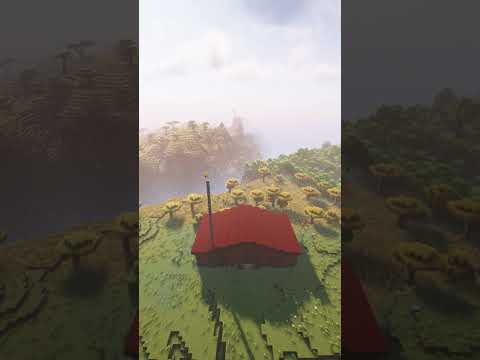 THE GHAST BALLOON BASE - A MINECRAFT MOVIE SPL - 34 // #minecraft #minecraftshorts #minecraftmovie