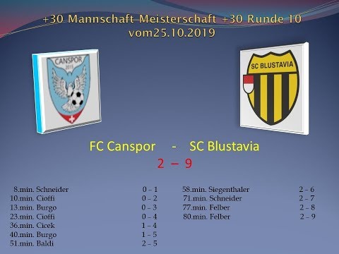 +30 Meisterschaft FC Canspor - SC Blustavia