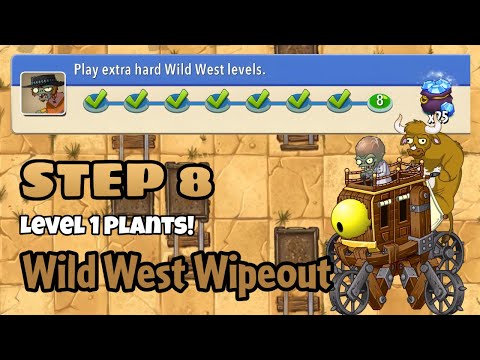 Plants vs Zombies 2 | Epic Quest: Wild West Wipeout - Step 8