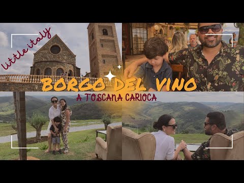 VLOG - ITALY NO RJ - TOSCANA CARIOCA - BORGO DEL VINO - PIZZA E MASSAS