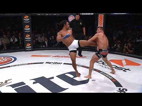 Ben Henderson & Opponent Fall Off Stage At Polaris 6