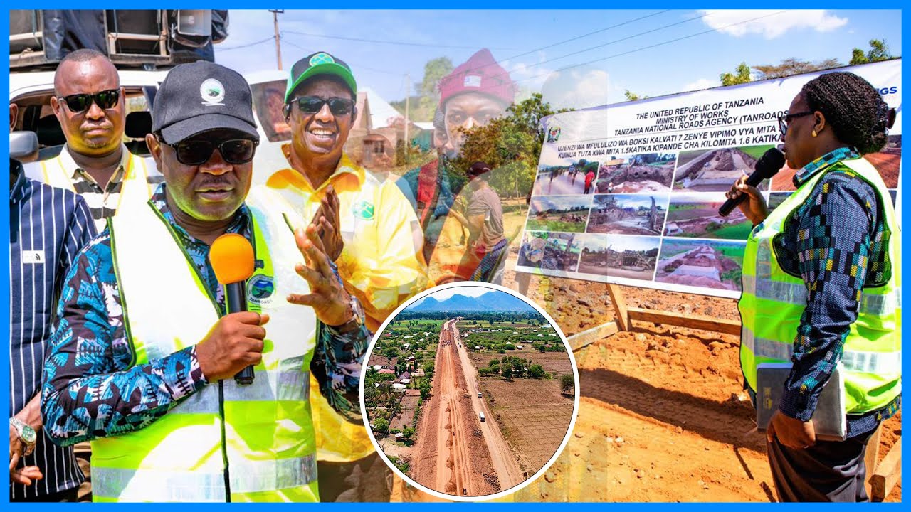 "UJENZI WA BARABARA UENDE SAMBAMBA NA UWEKAJI WA TAA"