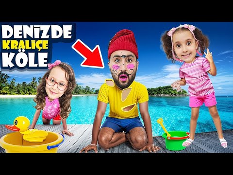 WE PLAYED KING AND SLAVE AT THE SEA!! BAHAR BANU ALYA ASEL MIRA!!