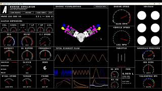 120 Degree Even Firing V6 in Engine Simulator