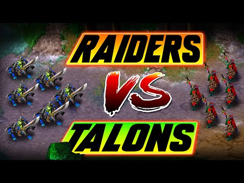 This RAIDERS vs TALONS showdown ESCALATED QUICKLY! - WC3 - Grubby