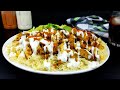 Complete Halal Chicken Over Rice Recipe ( Chicken, Rice, White Sauce, Hot Sauce) اكلة شوارع عربيه