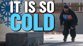 East Coast Winter Skating Sucks // Chocolate Standard Omni V2 // Aggressive Inline Skate Vlog