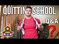 THOUGHTS ON QUITTING SCHOOL, IMPROVING BENCH, TRAINING FOR SPORTS | Q&A in Quarantine