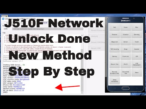 How To Unlock Samsung J510F By Z3X Tool Pro 31.1   100%Tested Video