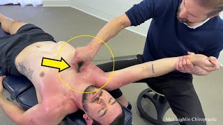 No CHIROPRACTOR *CRACKS* HIM Like This 😳 Gym GUNK In Muscles Gets CLEANED OUT - ASMR
