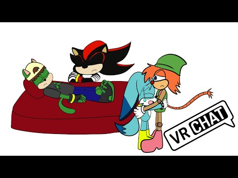 Edgy Shadow, Kitsunami, And Beck Check On Steve The Cat! - VRChat