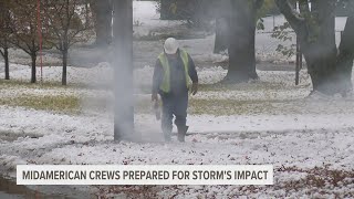 MidAmerican prepping for weather's impact on power