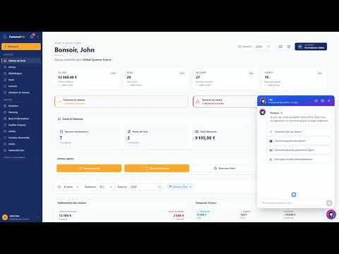 Tutoriel vidéo : Le chatbot d'aide Léa — Formation FacturesPro