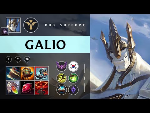 Galio Support vs Braum - KR Master Patch 25.24