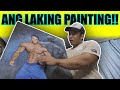 NAPAKALAKING PAINTING | LEG DAY | vlog 101