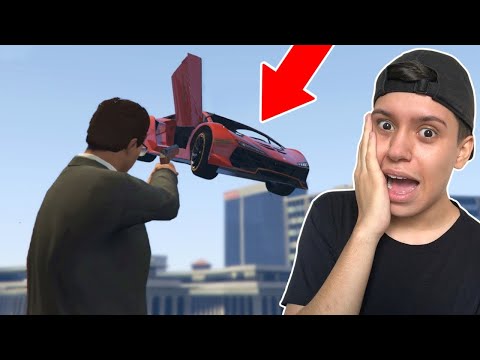 SNIPER VS RACE CAR IN GTA 5!! WHO WON?