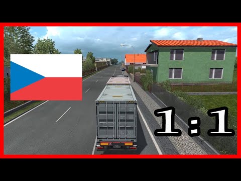 Euro Truck Simulator 2 | Czech Map(Majooou Map) 1:1 |  Uherské Hradiště-Babice