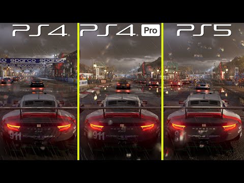 Grid Legends PS4 vs Ps4 Pro vs PS5 Graphics Comparison & FPS Test