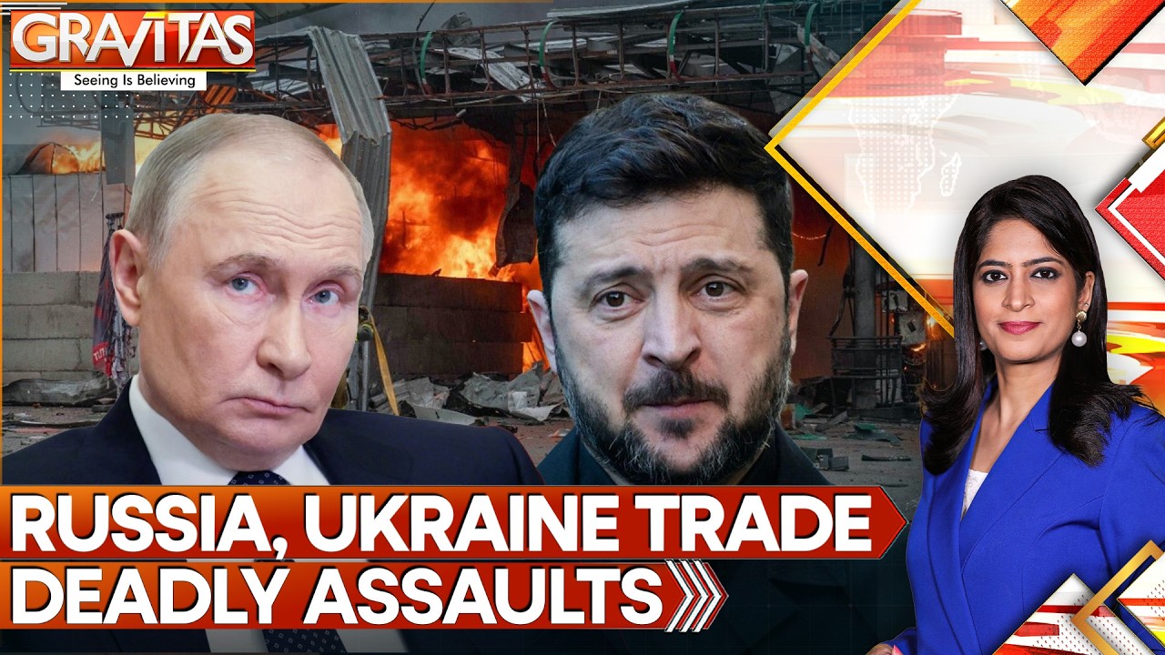 Russia-Ukraine War: Ukraine Accuses Russia of War Crime as Drone Chases Civilian | GRAVITAS