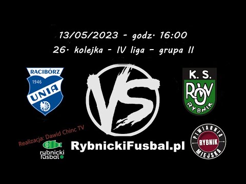 13/05/2023 - NA ŻYWO: Unia Racibórz - KS ROW 1964 Rybnik