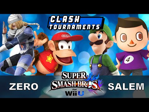 CLASH Invitational for Smash Wii U - ZeRo vs CT Salem - Pool B