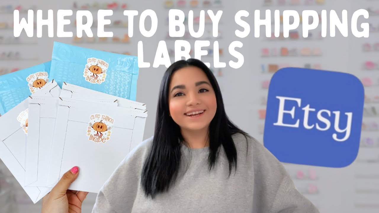 how I ship ETSY orders and print shipping labels with Pirate Ship | small business vlog