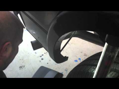 WeatherTech Ford f150 EcoBoost No Drill Mud flap - Install