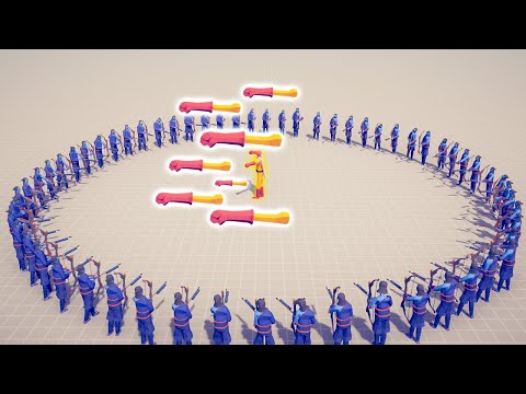 SAITAMA ONE PUNCH MAN vs 100x RANGED UNITS - TABS | Totally Accurate Battle Simulator 2022