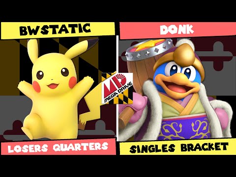 Mega Drive #60: BWStatic (Pikachu) Vs Donk (Snake, King Dedede) Losers Quarters SSBU