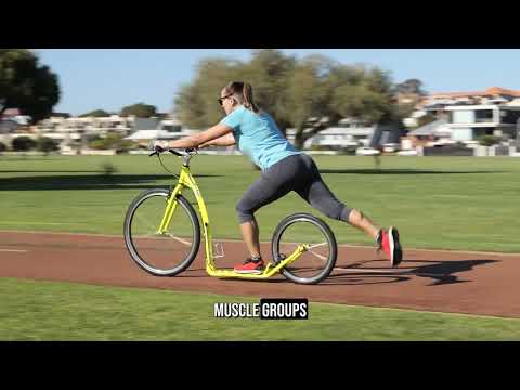 Footbiking in Australia with the Kostka Tour Max