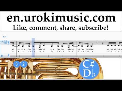 Tuba lessons Silvestre Dangond Nicky Jam - Cásate Conmigo Sheet Music Tutorial Part#2 um-i352