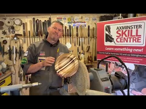 #SkillCentreAtHome - Live Turning Thursday - Turning a bowl from scrap wood