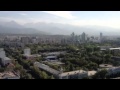 Вид Алматы с 26-го этажа гостиницы "Казахстан" 