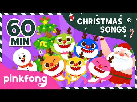 Christmas Sharks and more | Best Christmas Songs | +Compilation | Pinkfong Songs for Children