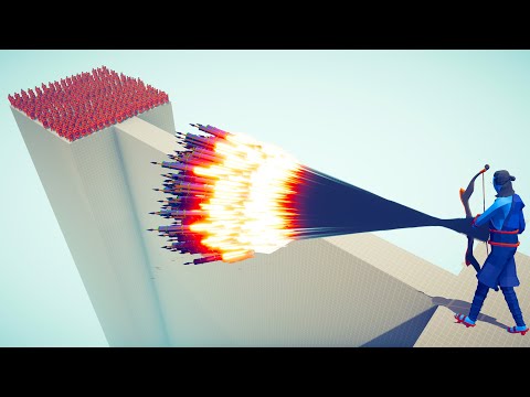 Can 100x SHIELD BEARERS Cross the Bridge? - Totally Accurate Battle Simulator TABS