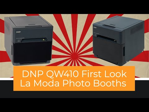 DNP QW410 is the smallest photo booth printer I would buy.