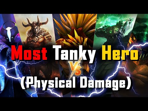 Dota 2 Most tanky hero vs physical damage who will win???Dota 2 Experiment