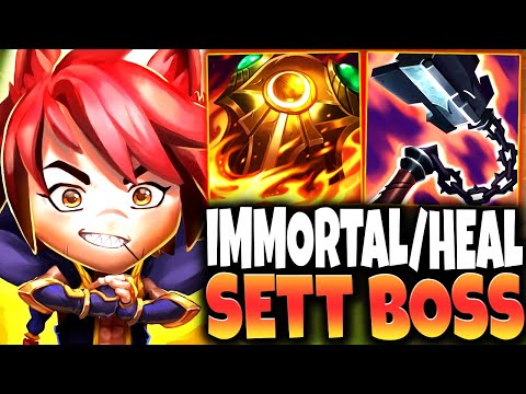 This Sett IMMORTAL/HEAL Season 13 Build Guide will MAKE YOU UNSTOPPABLE 🔥