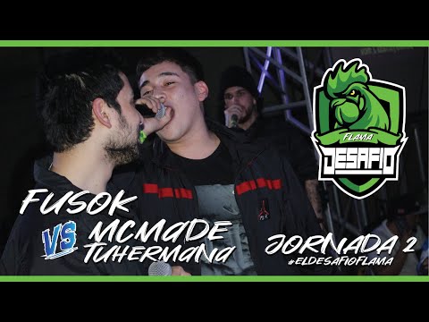 FUSOK VS MCMADETUHERMANA (EL DESAFÍO VOL.2) Flama Battles