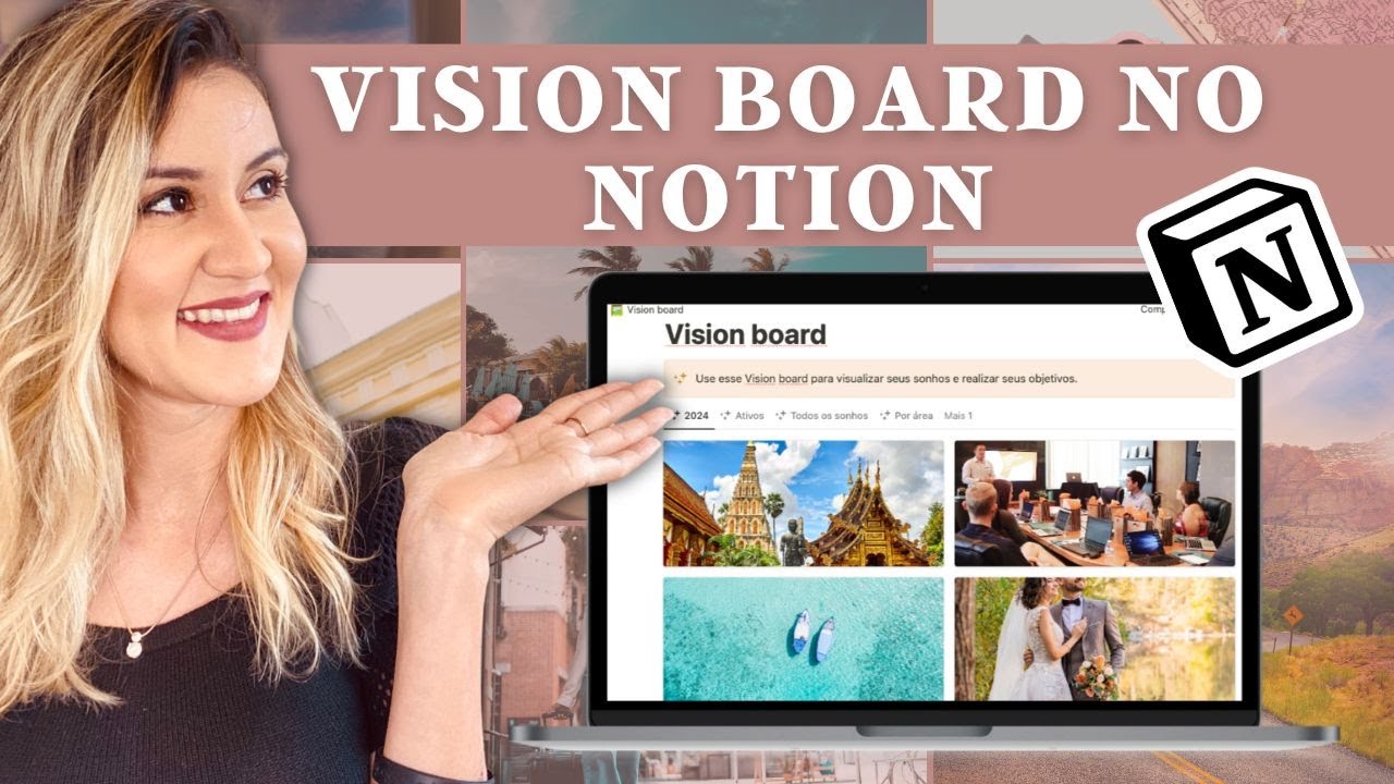 NOTION | Como criar um VISION BOARD no Notion TUTORIAL