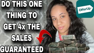 BEST STRATEGIES TO MAKE MORE SALES ON OFFER UP| TIPS, TRICKS, HACKS AND MORE GUARANTEED RESULTS ‼️