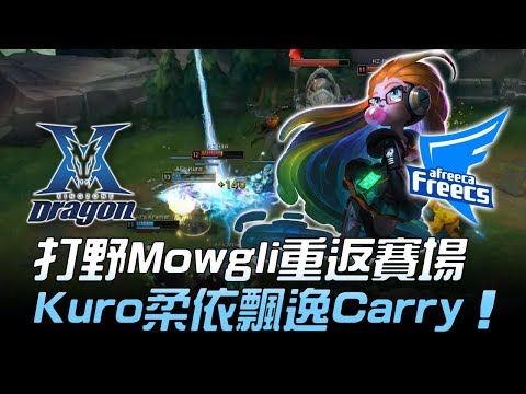 KZ vs AFS 打野Mowgli重返賽場 Kuro柔依飄逸Carry！Game2 | 2018 LCK夏季賽精華 Highlights