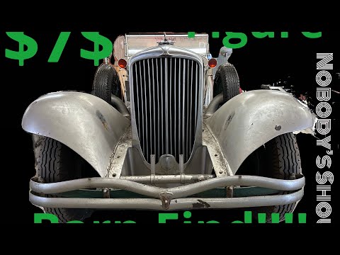 $7 Figure Barn Garage Find!! 1931 Duesenberg Model J!!  1 of 25 Built! Hidden for 55 Years!