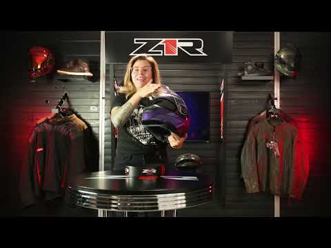 Z1R Adult Jackal Dark Matter Helmet Full Face | XS S M L XL 2XL 3XL | Gray Red Green Purple 83