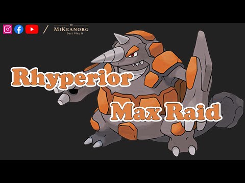 Pokemon Sword& Shield: Max Raid Battle - Defeat 5 Stars Rhyperior in 5 mins (offline)