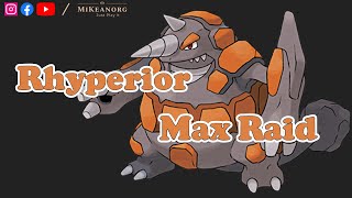 Pokemon Sword& Shield: Max Raid Battle - Defeat 5 Stars Rhyperior in 5 mins (offline)