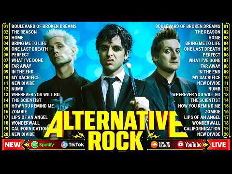 Green Day, Simple Plan, Linkin Park, Creed, Hinder, Hoobastank - BEST ALTERNATIVE ROCK 2000s