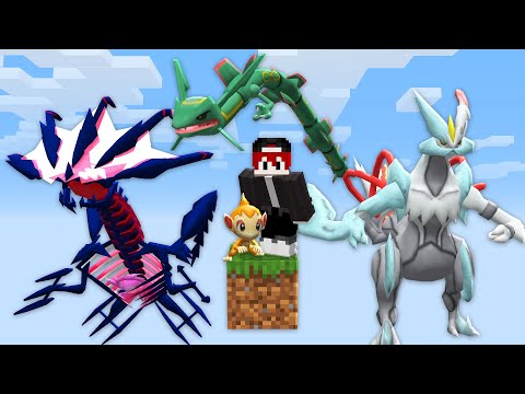 Desafio em Apenas 1 BLOCO no Minecarft Pixelmon