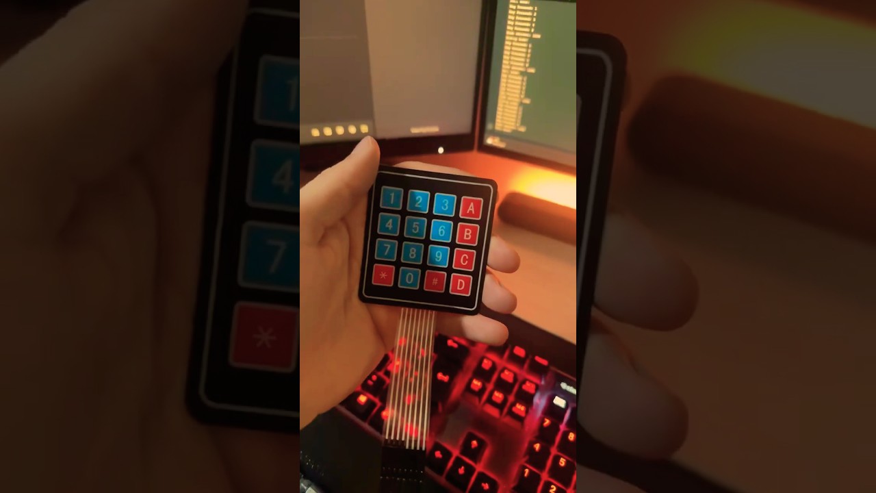 Demovideo av keypad m/kodeverifisering! #arduinoproject #github #programming #arduino