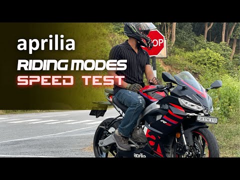 Aprilia rs457 | RIDING MODES Speed test | 0 to 100 shocking results 😱 #viral #trending #apriliars457